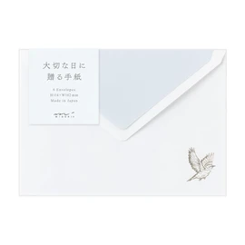 Midori Envelope for Special Occasions, Western 2 A6, Bird Pattern 20596006