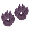 Stoke Tracks Wolf Paw Ski Pole Baskets (Aubergine)