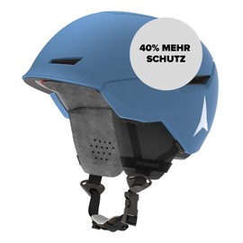 ATOMIC Revent Ski Helmet Blue Size S - Unisex for Adults - Custom Fit for Precise Fit - Superior Impact Protection - Innovative Ventilation System - Head Circumference 51-55 cm