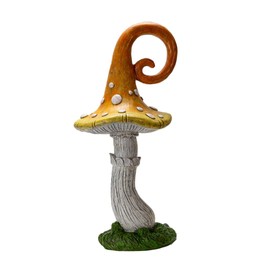 Pacific Giftware Whimsical Garden Mushroom Statue Resin Fairy Toadstool Decor for Outdoor Garden or Enchanted Forest Display 23.82" Tall