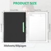 Vicloon Smart Reusable Notebook A5, Wirebound Notebook with 2 Frixion