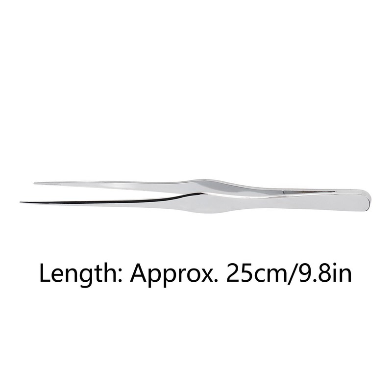 Aquarium Tweezers Long Handle Straight Stainless Steel Multifunction Fish Tank