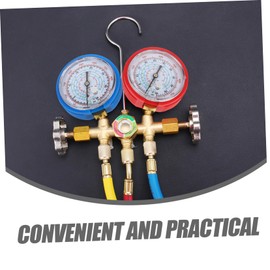 CHILDWEET Air Conditioner Pressure Gauge Charge Gauge High Low Pressure Measuring Tool