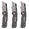 Husky Compact Folding Lock-Back Utility Knife Set (3-Pack)