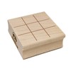 Tic Tac Toe Fill-in Game Grid Square Rubber Stamp for