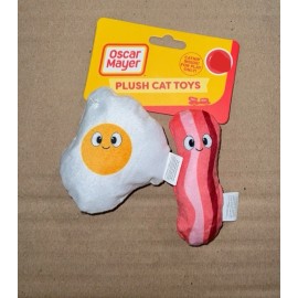 CA&T Oscsr Mayer Egg And Bacon PLUSH CAT TOYS NEW