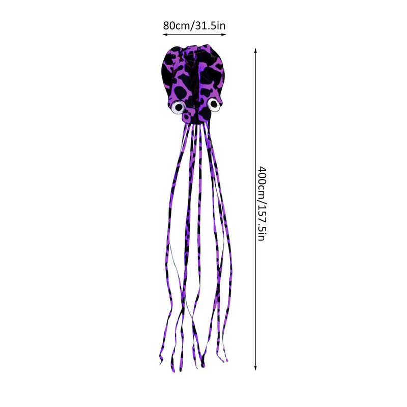 Outdoor Spotted Soft Octopus Single Line Kite Animal Shape Kite
