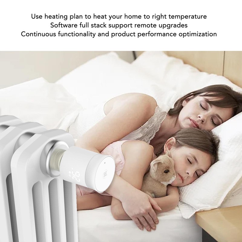 Radiator Thermostat Smart Heating Digital for Zigbee APP Remote Voice