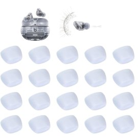 Zotech Replacement Earbud Tips for Beats Studio Buds +, 10 Pairs Transparent Soft Silicone (Medium)