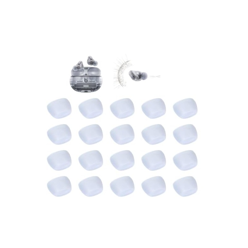 Zotech Replacement Earbud Tips for Beats Studio Buds +, 10