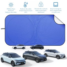 TSUINZ For Jeep  Auto Car Windshield Sun Shade Shield Cover Sun Visor UV Block Protect