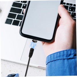 KOMBIUDA 8Pcs Magnetic USB C Adapter Tips Portable Type C Connectors for Phones and Tablets Supports Charging Convenient Magnetic Design Professional and Practical Accessories