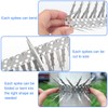 Bird Spikes, 5 Feet Stainless Steel Bird Spikes for Outside,