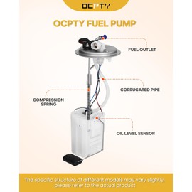 OCPTY High Performance Electric Fuel Pump Replacement for 2007-2009 for Kia Sorento V6 3.3L 3.8L 31150-3E500 P77197M;FG1642,SP3061M,P76142M
