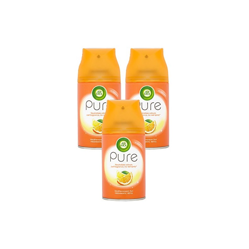 3 x AIR Wick FRESHMATIC Pure Mediterranean Sun Refills 250ML