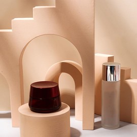 Geometric Shapes Foam Photography Props Jewelry Cosmetic Lying Flat (Skin Color Ladder Combination)