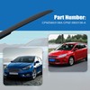 XQSMWF Passenger Side Windshield Pillar Molding Compatible with Ford Focus