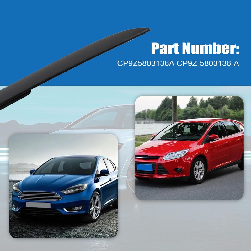 XQSMWF Passenger Side Windshield Pillar Molding Compatible with Ford Focus
