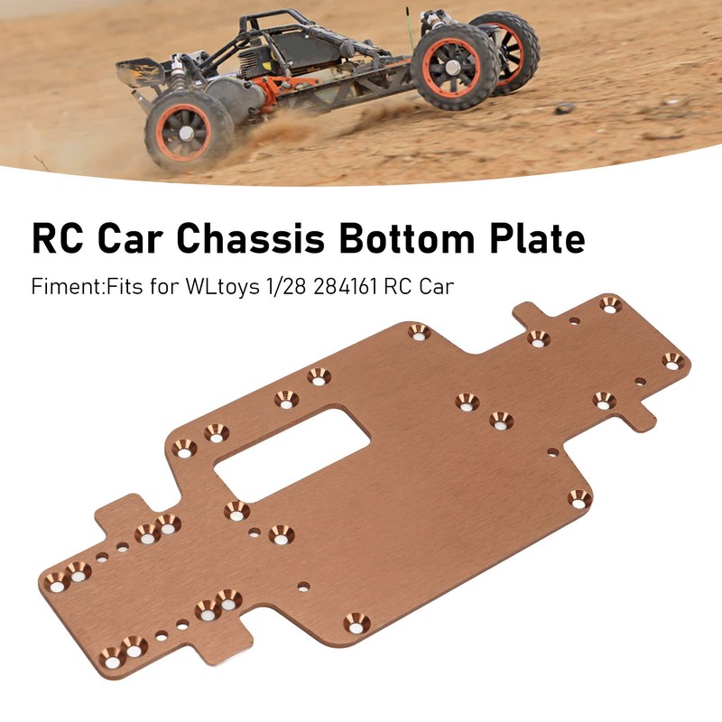 RC Car Chassis Bottom Plate 284161‑2555 Remote Control Car Spare