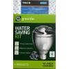 Greenlite New Greenlite Water Saving Low-Flow Fixed Silver Tone Shower