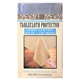 Better Home Window Clear Tablecloth Cover and Furniture Protector Heavy Duty Vinyl, 54 x 72 Inch