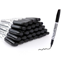 Volcanics Fine Tip Whiteboard Marker Pen, Wipe-Clean Whiteboard Pens, Glass Board Marker Pens