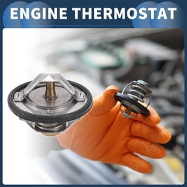 INFINAUTO Car Thermostat, Engine Coolant Thermostats No.MD972905 for Mitsubishi Eclipse 1990-1999 Metal Silver Tone, 1 Pcs