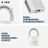 ABUS Titalium 64TI/45 Padlock - Cellar Lock with Special Aluminium