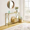 Tajsoon Console Table, entryway Table, Narrow Sofa Table with Shelves,