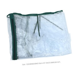 Totority Transparent PVC Greenhouse Cover Portable Plant Protector Shield Durable Frost Cover for Gardening for Vegetable and Flower Growth