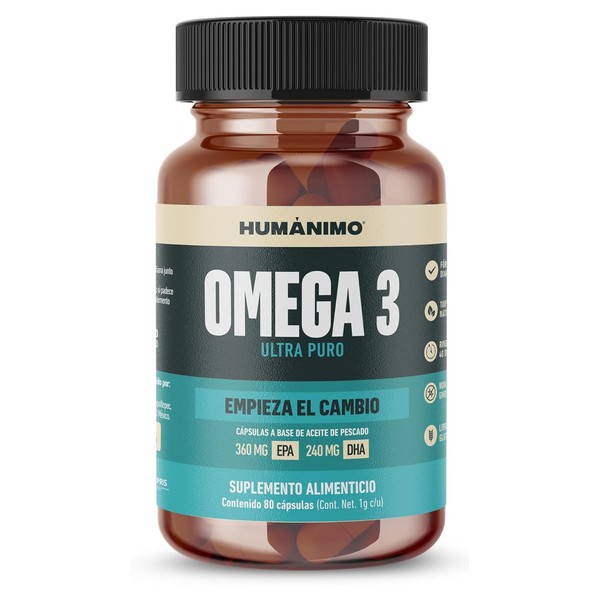 HUMNIMO Omega 3 Aceite de Pescado para Apoyo a la
