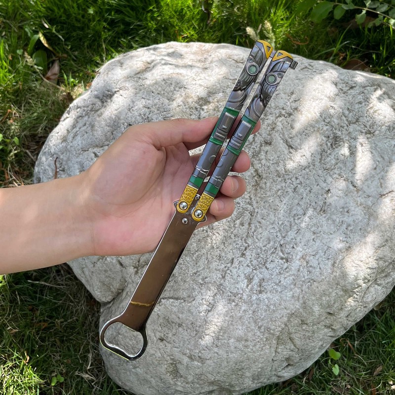 Octane Heirlooms Balisong Trainer Bottle Opener Alloy Legends Game Gift