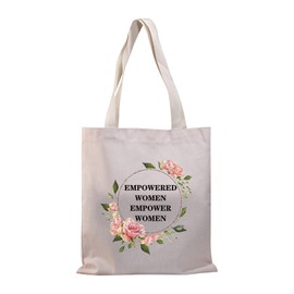 BDPWSS Feminist Tote Bags For Women Empowerment Gift Empowered Women Empower Women Gift (Empowered women TGCA),Large