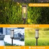 NEWMESSI 8 Pack Solar Pathway Lights Outdoor, Modern Super Brightness