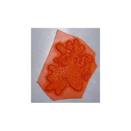 Sweet Grass Stamps PINE CONES & BOW, Christmas unmounted rubber stamp, winter, festive holiday #7