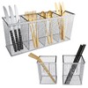 Dishwasher Silverware Basket - 304 Stainless Steel Utensil Organizer Set