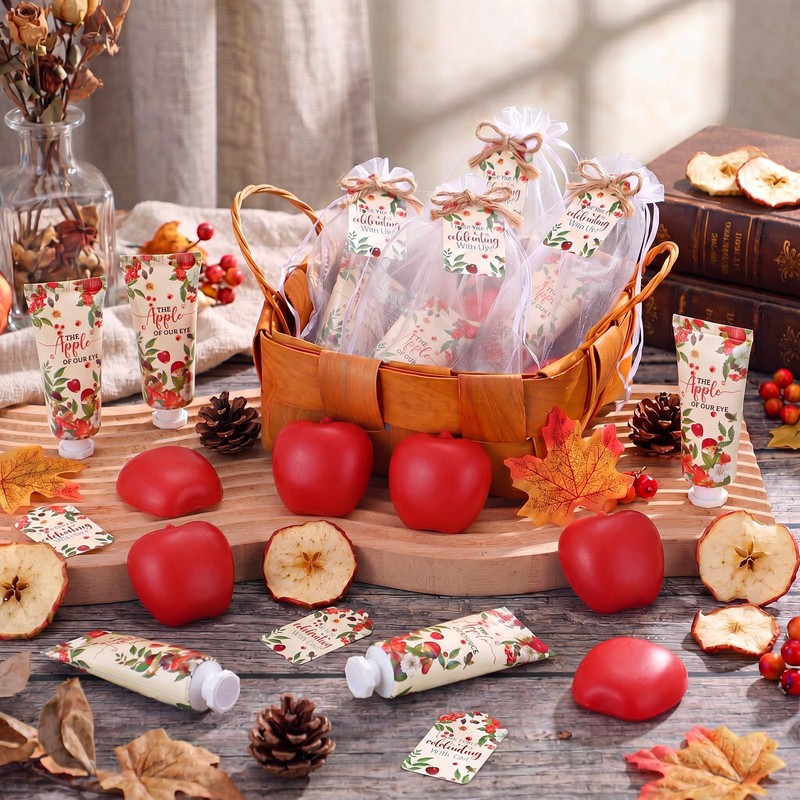 24 Set/96pcs Apple of Our Eye Baby Shower Favors Hand