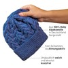 Soft women's alpaca hat made from 100% alpaca wool in