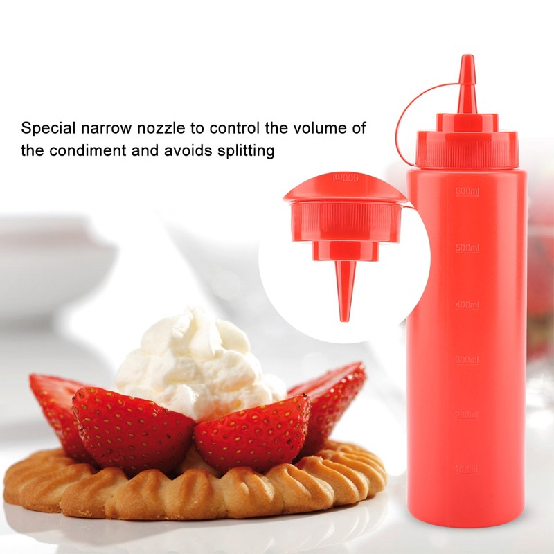 720ml 10pcs / Set Plastic Condiment Dispenser for Sauce Oil