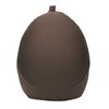 MOGU Beaded Cushion, Brown, Premium Fit Chair Cover, Wood Brown