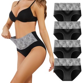 MEIDAYAI Womens Underwear High Waist Tummy Control C Section Recovery Underwear