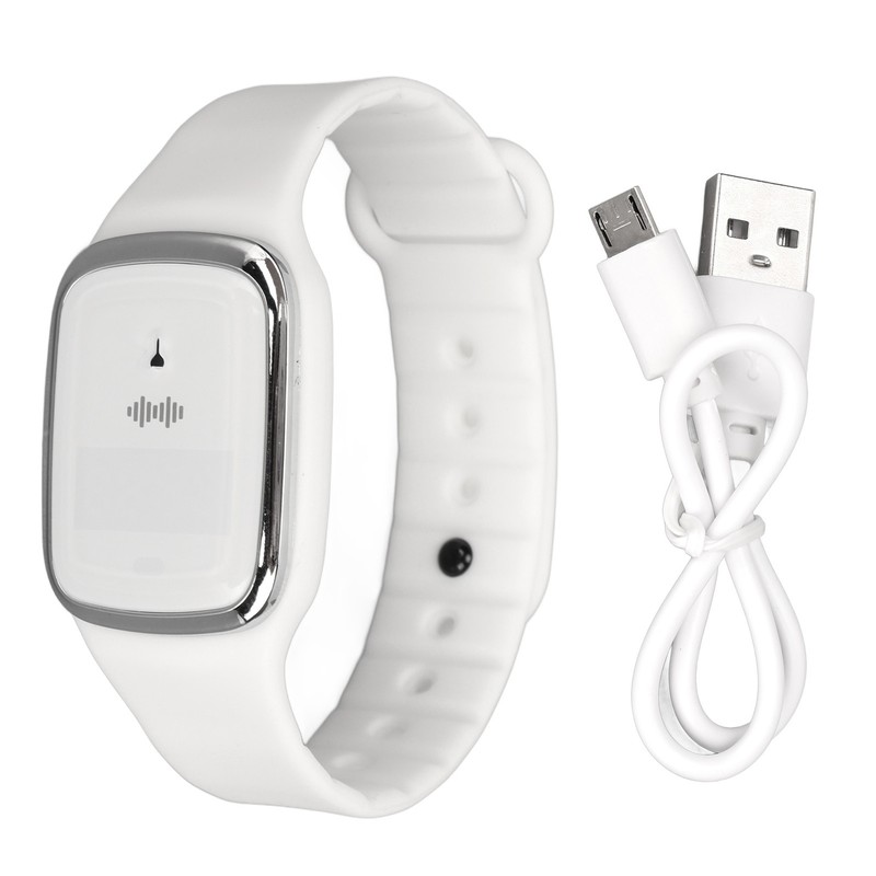 Ultrasonic Mosquito Repellent Watch Fast Charging 3 Gear Clock Function