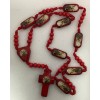 Rosary Red Chaplet Of St Michael Arcangel.Rosar