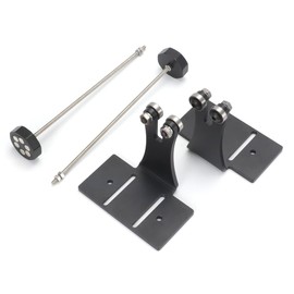 Motorcycle Moped Crank Crankshaft Truing Stand Runout Measurement Tool with 1/4" Steel Roller Bearing Posts & Magnetic Mounts for Dirt Bikes Scooters Mopeds