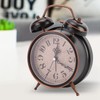 QANYEGN Retro Twin Bell Alarm Clock, Vintage Analog Alarm Clock,