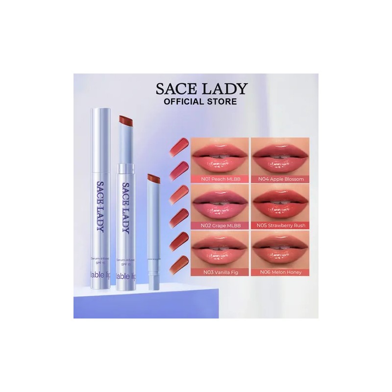 Sace Lady Labial Gloss Retráctil Efecto Brillo Jugoso Fps15