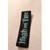 Stoner Metal Band High on Fire Patch Iron on Embroidered