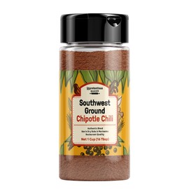 Unpretentious Southwest Ground Chipotle Chile Tex-Mex, Use for Dry Rubs & Marinades, Rich Full Flavor (5 Ounce)