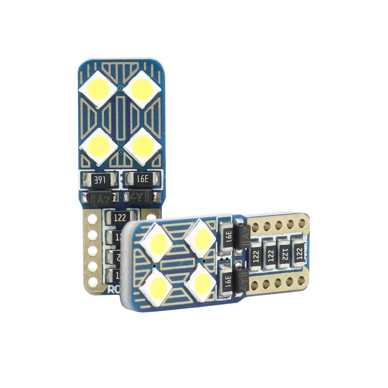 Superlite Set of 2 T10 Bulbs with 8 Leds from