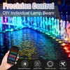 T-SUN Colored Pond Lights Bright LED Underwater Light with APP